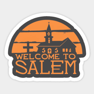 Salem Halloween Steeple Souvenir Sticker